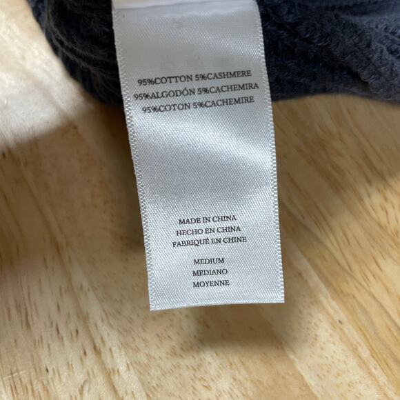 Rails NWT Venus Sweater Iron Black Tie Dye Size M Heavy Rib Knit Cashmere Blend - Picture 10 of 11